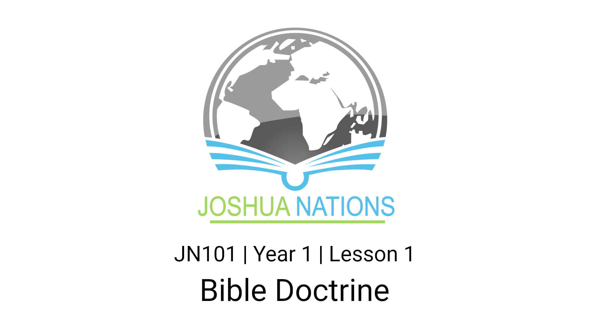 JN101 Bible Doctrine White